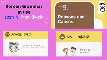 Korean Grammar In Use | Unit 9: Reasons and Causes