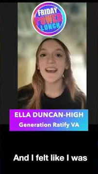 Ella Duncan-High, Generation Ratify VA