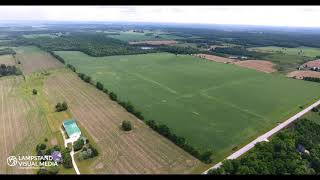 Real Estate Drone video of 635882 Euphrasia Holland Townline, Markdale, Ontario near Owen Sound.