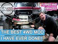 The Best 4wd Mod I've Ever Done! Flipped & Braced front diff!