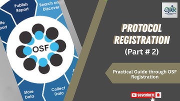 Protocol Registration Part-2 | Practical Guide through OSF Registration