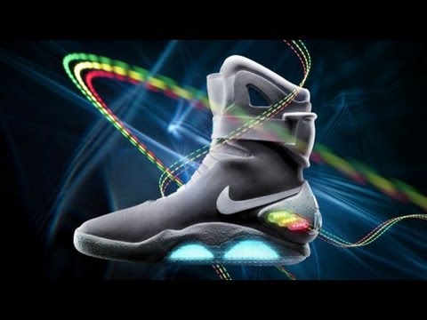 Marty McFly Shoes Introduced by Nike; Back to the Future Sneakers Worn Michael Fox - YouTube