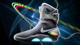 build Dårlig skæbne Spectacle Marty McFly Shoes Introduced by Nike; Back to the Future Sneakers Worn by  Michael J. Fox - YouTube