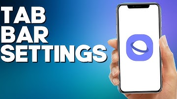 How to Find Show Tab bar Settings on Samsung Internet Browser App