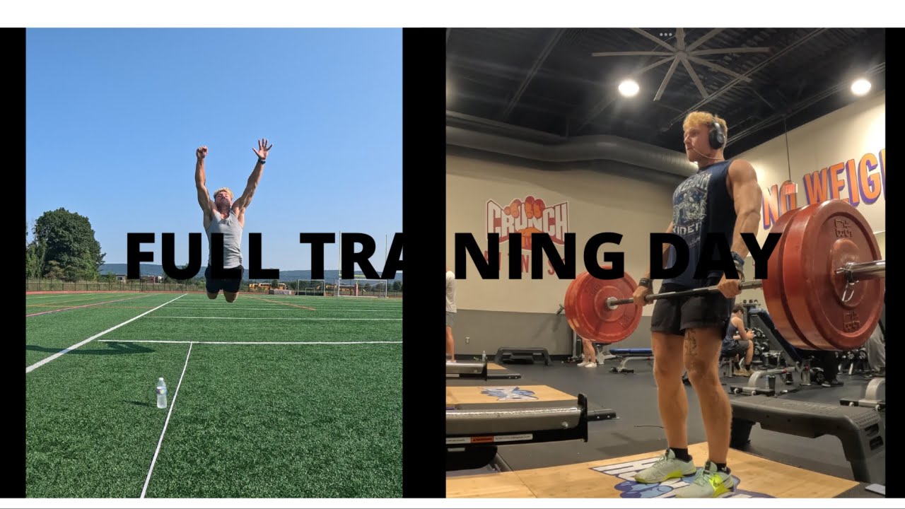 Training Day as a College Decathlete (Plyos, Discus, and Lifting)