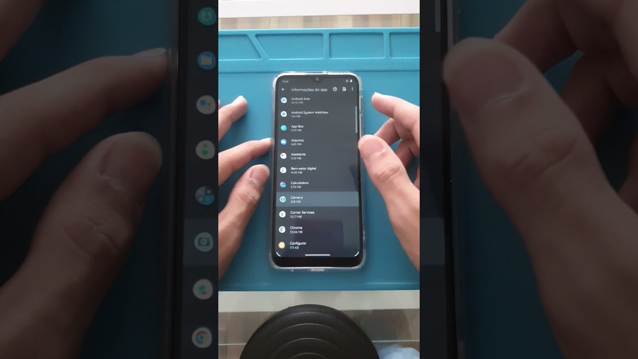 Como limpar o armazenamento dos seus aplicativos no Moto one Fusion