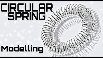 How to create " CIRCULAR SPRING " in creo #creo #Animation #creotutorial #creobasic tools
