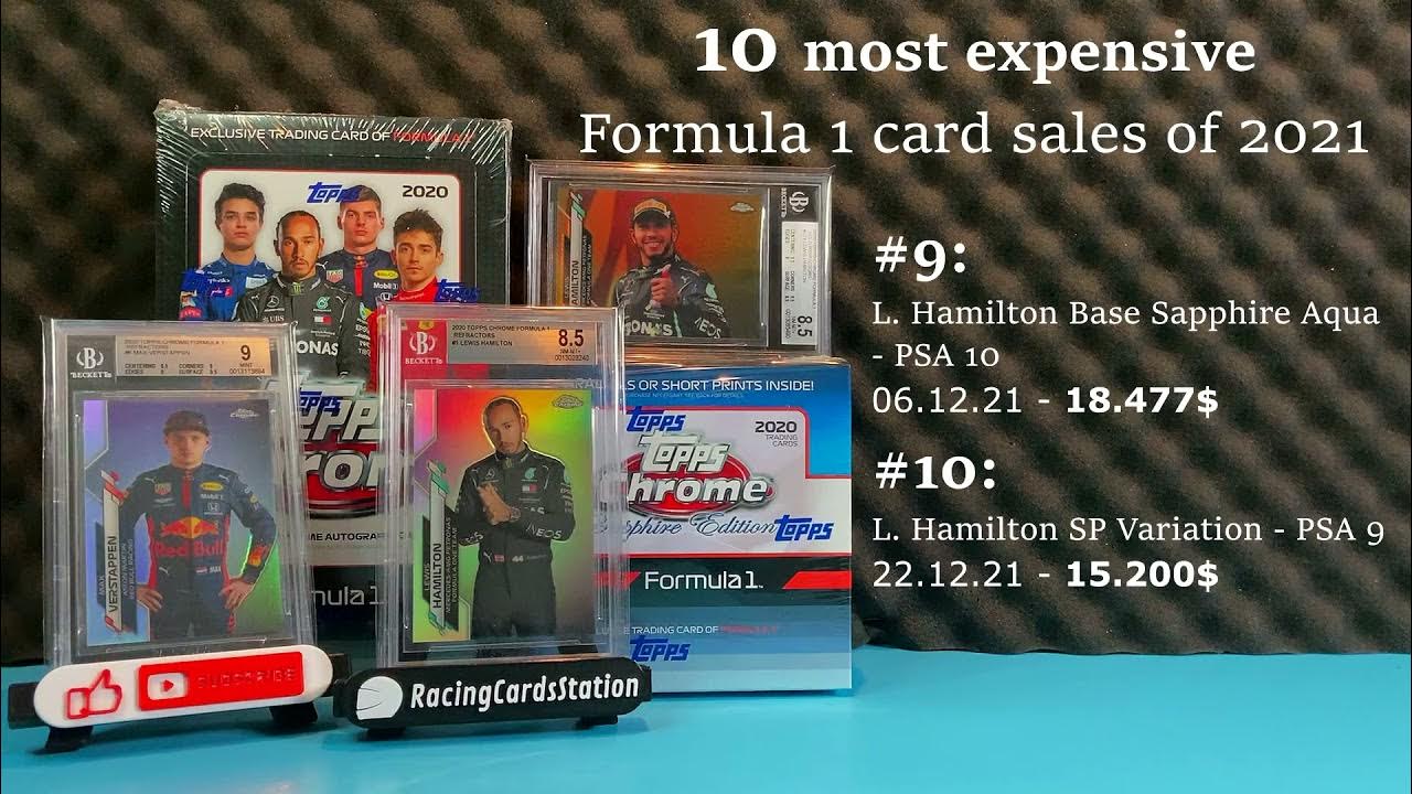 The 10 most expensive Formula 1 cards of 2021! 🔥💎 YouTube