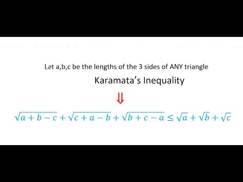 Using Karamata's Inequality