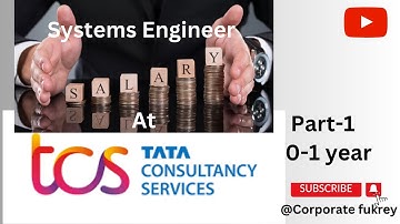 TCS Salary Structure | 0-1 Year| Systems Engineer| TCS Ninja Freshers| Part-1