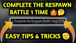 COMPLETE THE RESPAWN BATTLE 1 TIME | WAY OF THE SHADOW ACHIEVEMENT