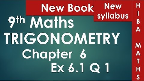 9th maths chapter 6 exercise 6.1 question 1 tn samacheer hiba maths