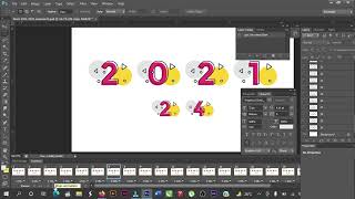 tips & trick how to create countdown timer in photoshop (30 sec. countdown  2021 - 2022)