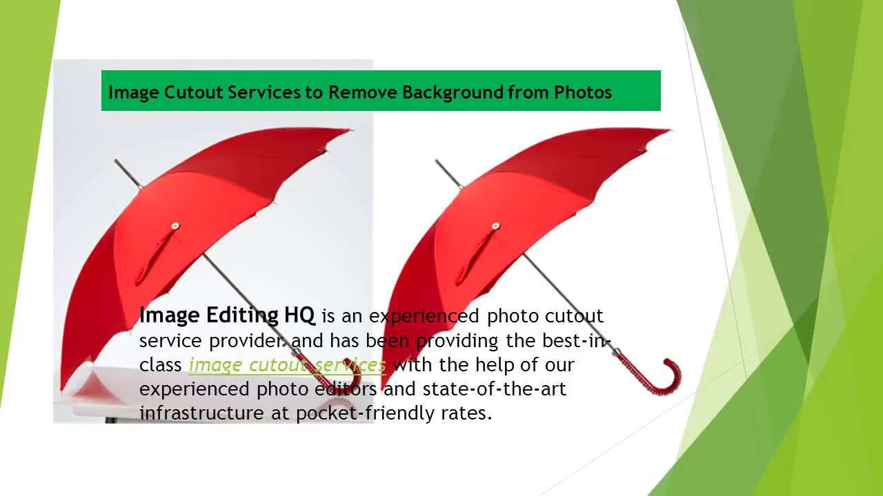 Image Cutout Services to Remove the Background from Any Photos with Expert Photo Editors