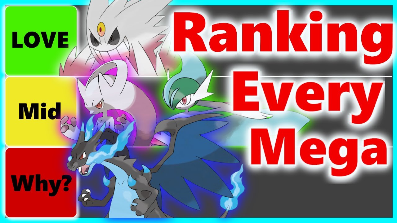 Ranking EVERY Mega Pokemon - YouTube