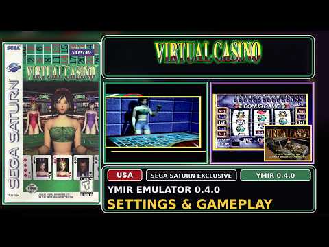 Virtual Casino (USA) | Sega Saturn Exclusive | Ymir Emulator 0.4.0 | Settings & Gameplay
