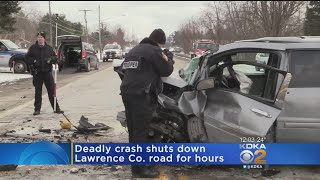 Fatal Crash Shuts Down Lawrence Co. Road