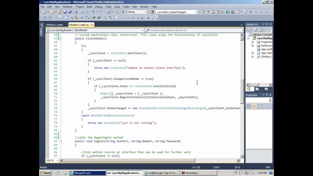 Sign In to Lync - YouTube