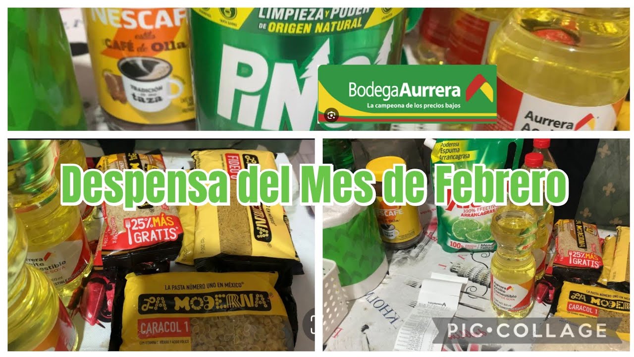 La despensa del mes de febrero+cuanto fue?🛍️🛒🙂