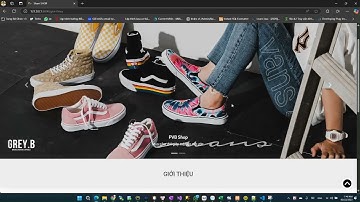 Website đồ án Bán Giày Miền bằng PHP Laravel 8 + full báo cáo