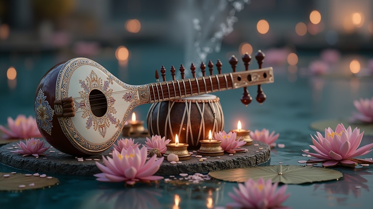 Мистическое исполнение на ситаре - Индийская классика - Pure India Spirit 03