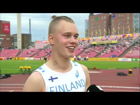 Mun ensimmäinen TV Haastattelu (Yleisurheilun MM-Kisat 2018)