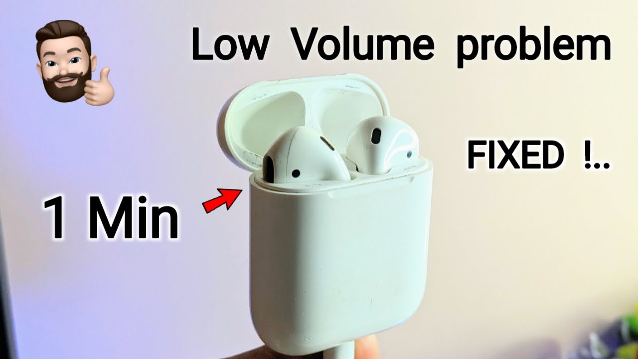 Airpods low volume issue Fixed How to solve Airpods Low sound problem YouTube