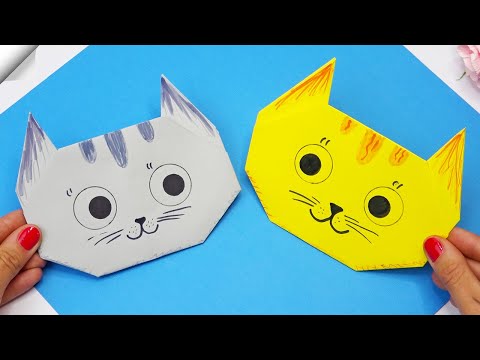 Paper crafts | Paper CAT | Origami CAT face