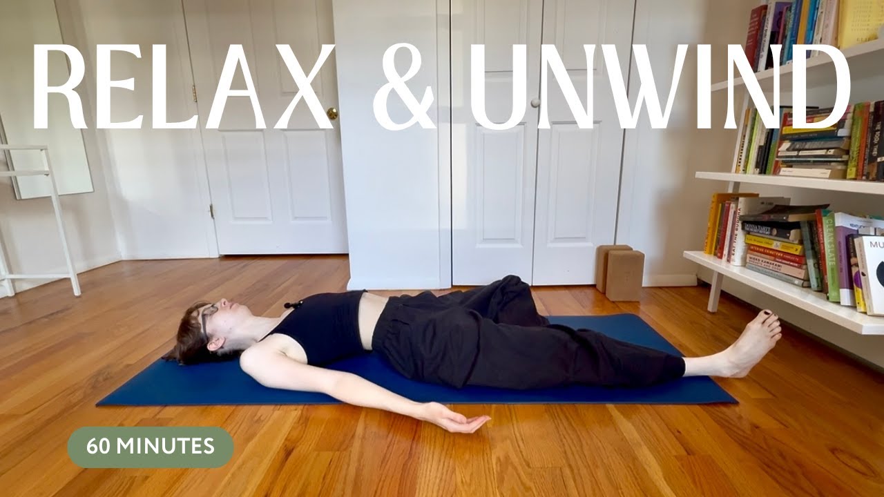 60 Min Bedtime Yin Yoga | Full Body Stretch to Unwind, De-Stress & Relax