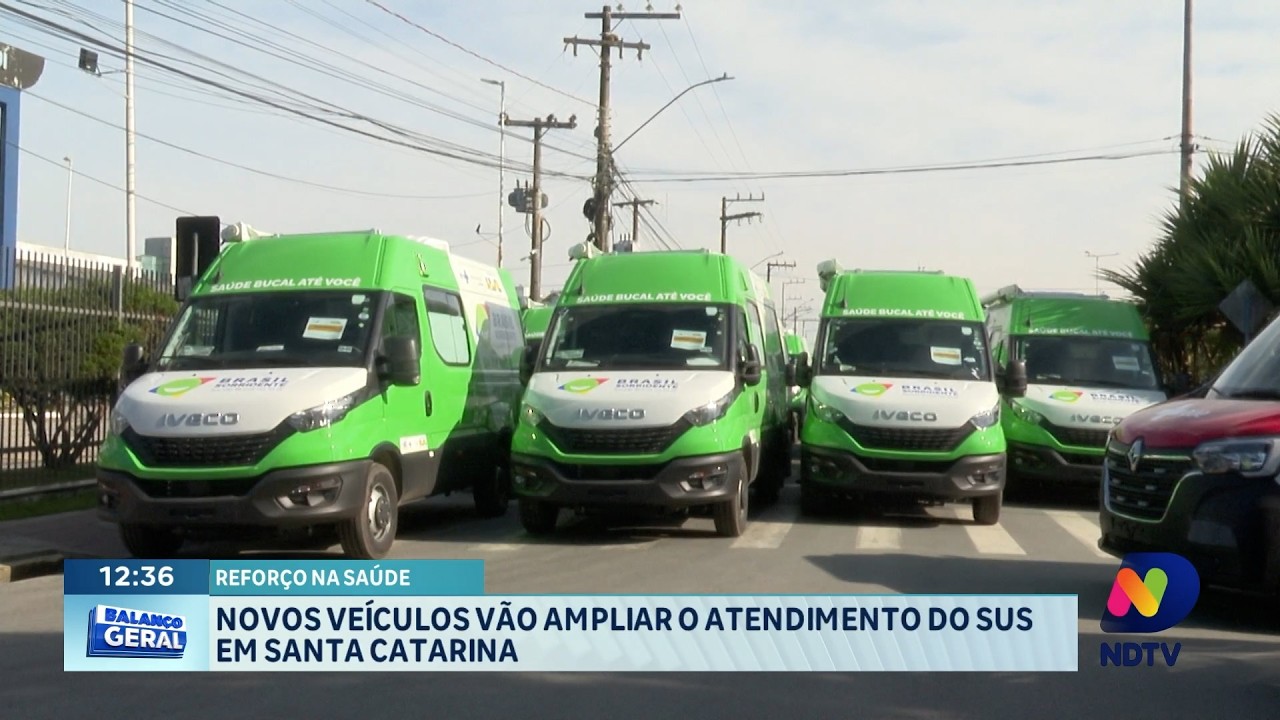 Novos Veículos para o SUS: Santa Catarina Amplia Frota para Melhorar Atendimento em Todo o Estado