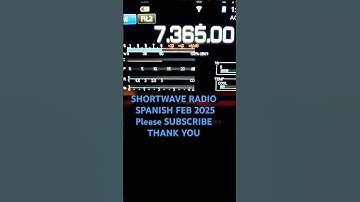 Shortwave listening Spanish radio station in February 2025 #ky4994swl