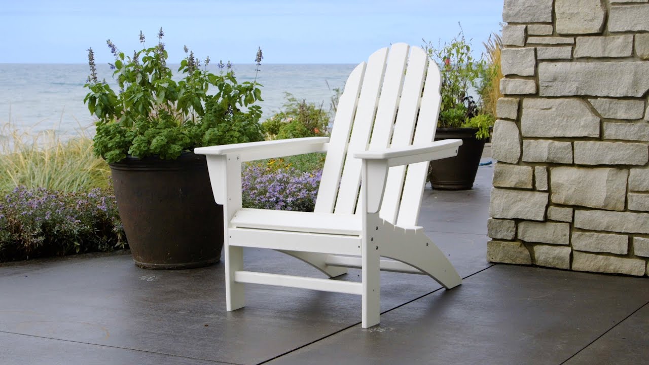 Polywood Vineyard Adirondack Chair Ad400 Youtube