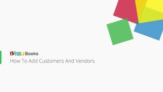 How To Add Contacts (Customers And Vendors) In Zoho Books Wealth