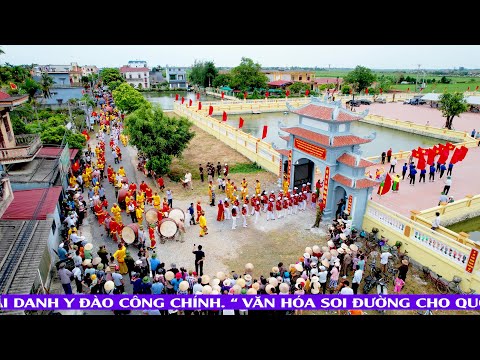 ĐẠI LỄ CUNG RƯỚC THẦN TƯỢNG ĐẠI DANH Y ĐÀO CÔNG CHÍNH TẠI XÃ CAO MINH, HUYỆN VĨNH BẢO, TP. HẢI PHÒNG