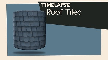 Texturing Timelapse: Roof Tiles
