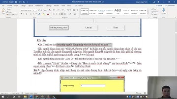 [Visual basic] Phần 1 - Bài 6 - Hướng dẫn làm bài tập lập trình Visual basic