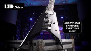 ESP Guitars: LTD Deluxe Arrow-1007 Baritone EverTune Demo by Jean Patton