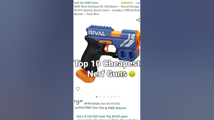 Top 10 Cheapest Nerf Guns