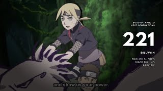 Boruto episode 221 Englisch Subbed FULL SCREEN