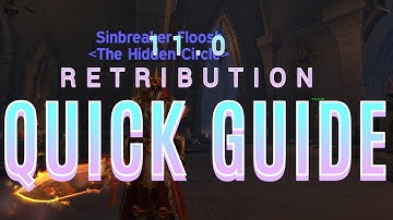 QUICK 11.0.2 PVE RETRIBUTION PALADIN GUIDE TWW [TALENTS - OPENER & ROTATION]