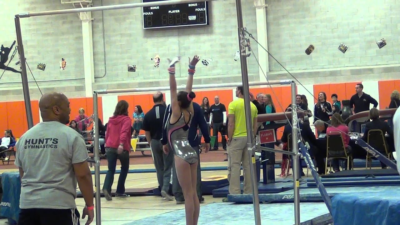 Level 8 Gymnastics Bars Championship's Rebecca Peters 2013 Regional's