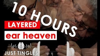 Ear blowing breathing brushing touching ...