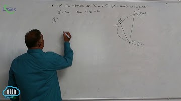 Conic sections || Problem on Normal 1 || Disk Telangana