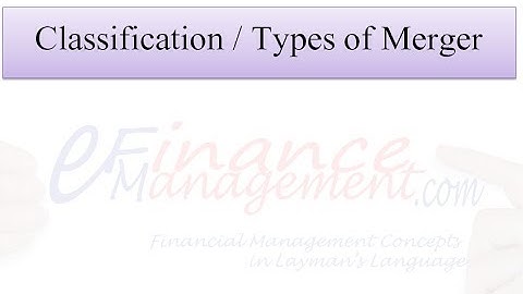 Types of Mergers