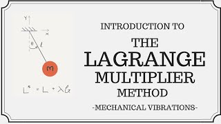 Introduction To The Lagrange Multiplier Method