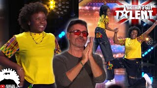 Afronita & Abigail at Britain's Got Talent got 4 YESes & Standing Ovation from Simon 😃