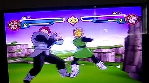 Dragon Ball Z Budokai 2(Gamecube)-Android 16 vs Gohan