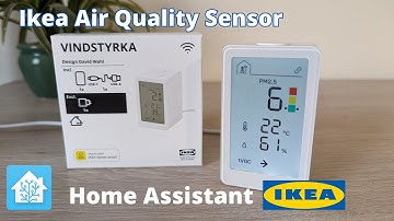 Ikea Air Quality Sensor Vindstyrka on Home Assistant Using Zigbee2MQTT