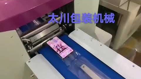 Pillow packaging machine with 3 servo motor for mask vegetable bread
