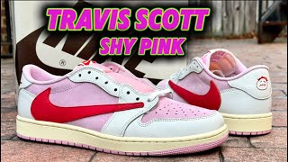 UPCOMING? Jordan 1 low Travis Scott Shy Pink unboxing review & on